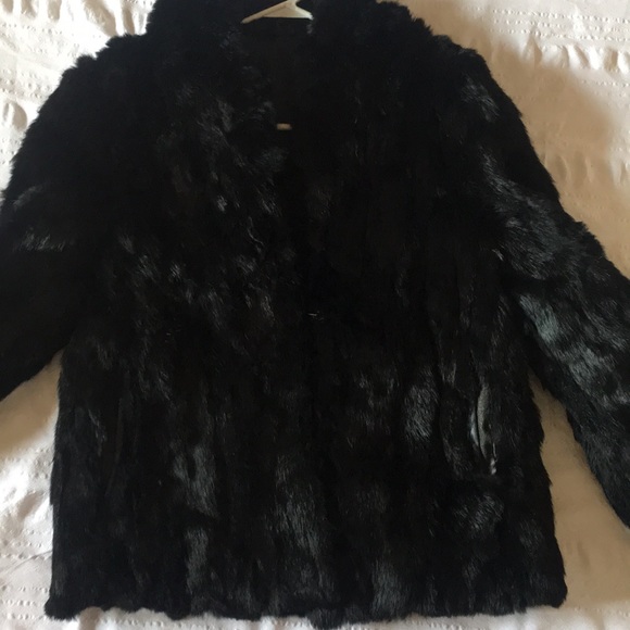 100% Rabbit Fur Coat - Picture 5 of 8